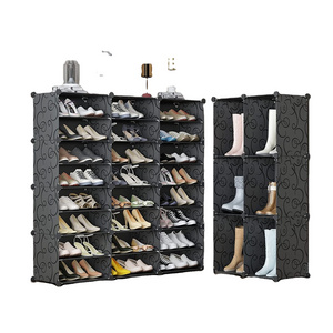 Shoe Rack 72 Pairs Shoe Organizers Narrow Standing Stackable Shoe Storage Cabinet Space Saver for Entryway