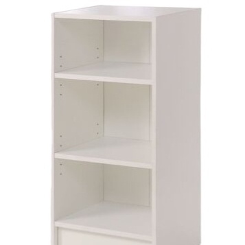 3 Tier Small Narrow Bookcase Storage Display Shelving Unit Bookshelf