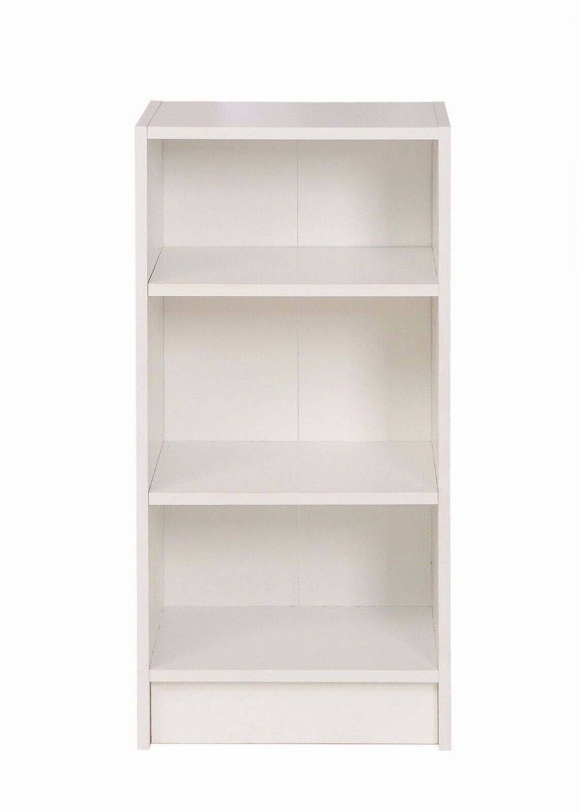 3 Tier Small Narrow Bookcase Storage Display Shelving Unit Bookshelf