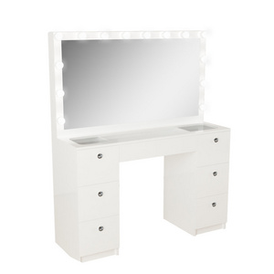 Luxury Exclusive Makeup Vanities Makeup Table Nordic Dressing Table Vanity Table with led light makeup mirror