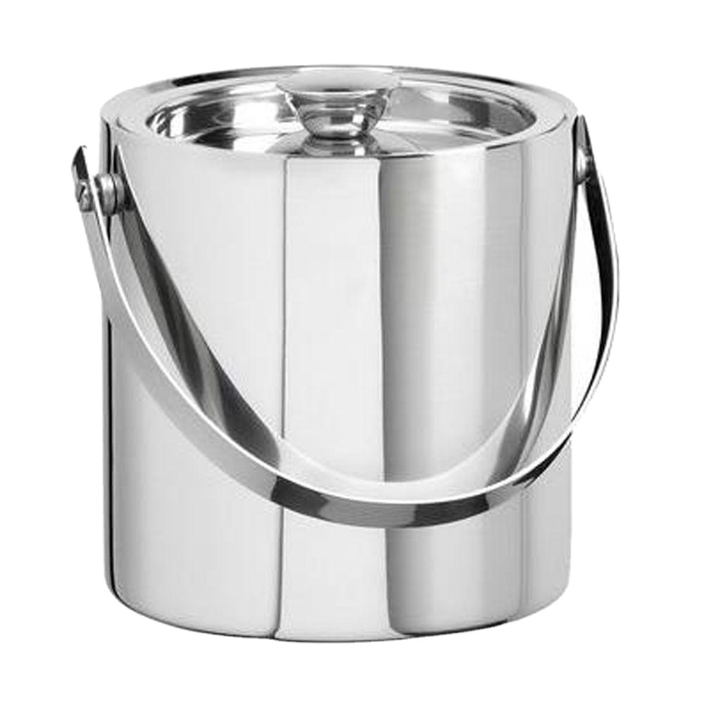 Stainless Steel Ice Bucket with handle and Lid bar accessories barware supplies