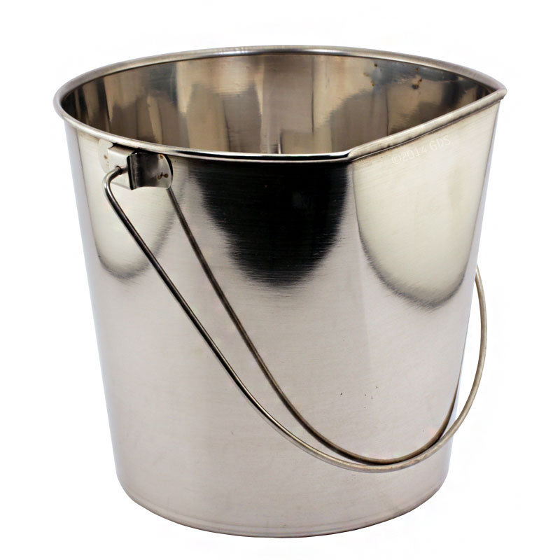 Thickened 304 stainless steel sealed bucket Commercial stainless steel Tea bucket can transport milk bucket