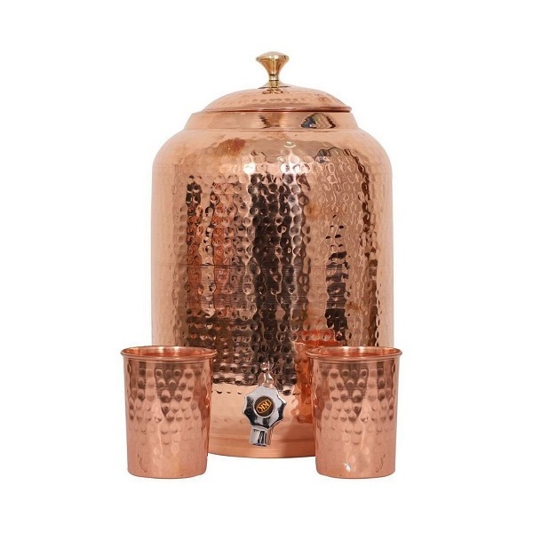 Hot Selling handmade 100% pure copper water container from India