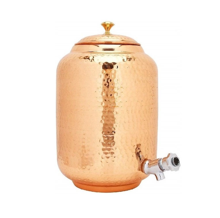 Hot Selling handmade 100% pure copper water container from India