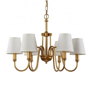 Brass Chandelier 6 ARMS manufacture American Metal Chandelier Frame brass Chandelier for home and hotel decoration