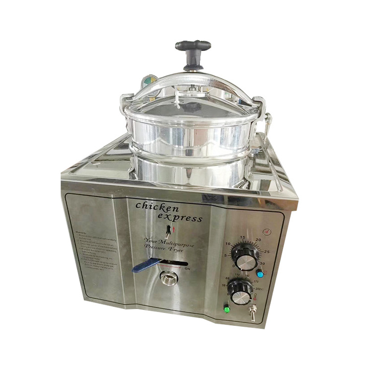 Table Top Tornado Potato Electric Deep Pressure Fryer