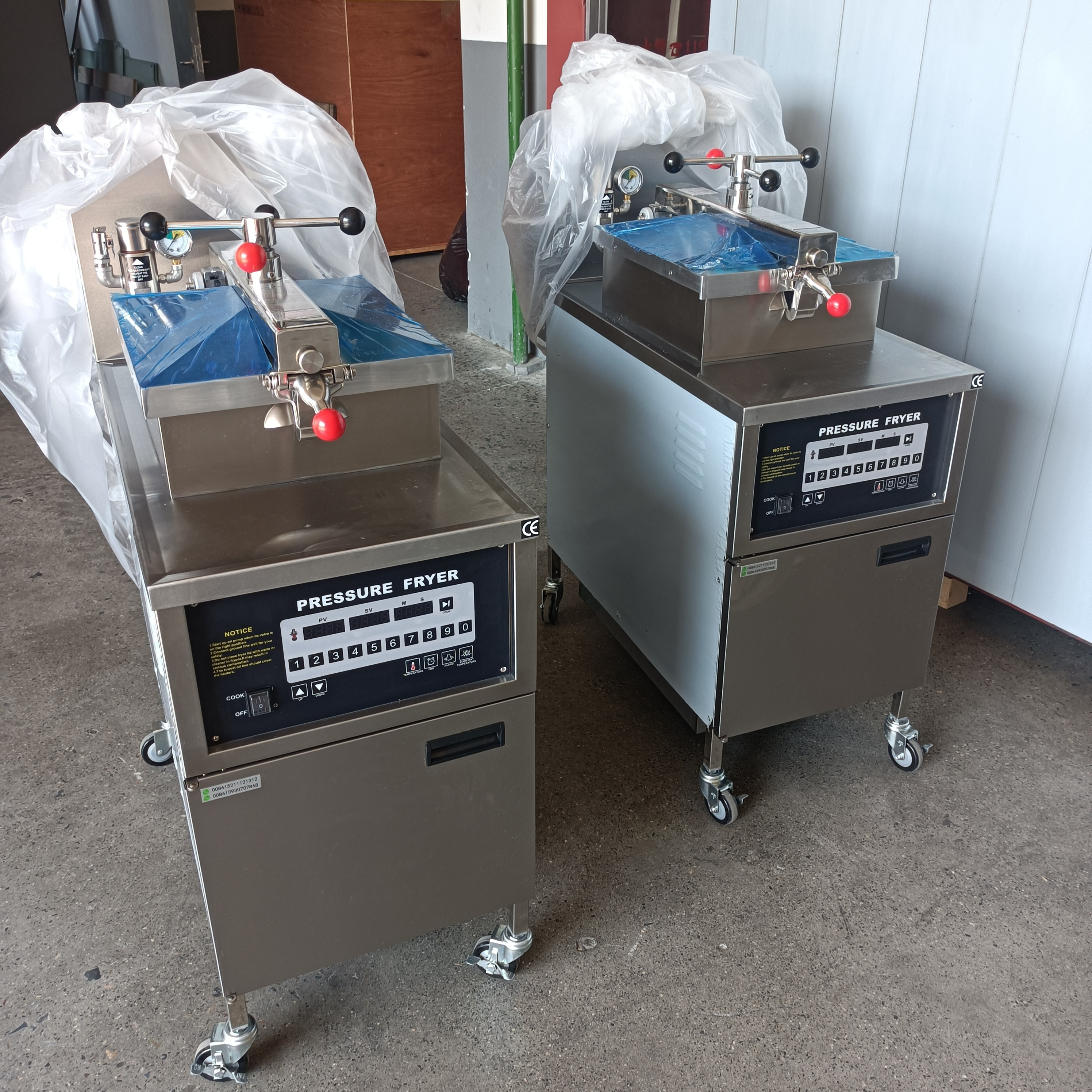 hot sales  broasted chicken 25l batch fryer machine/breaded chicken fryer