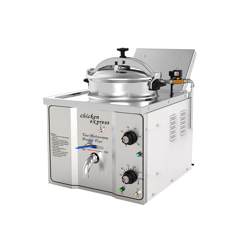 Table Top Tornado Potato Electric Deep Pressure Fryer