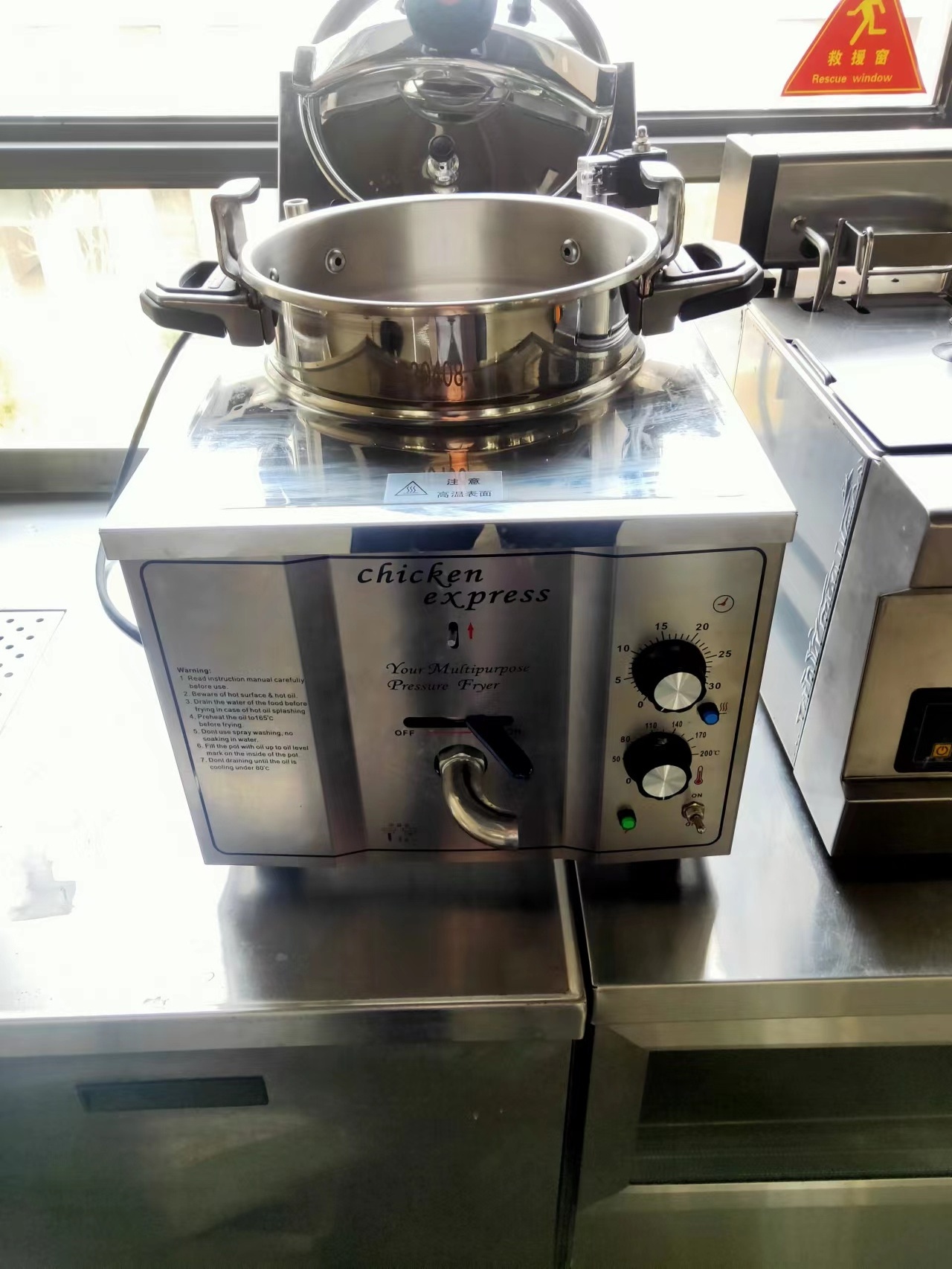 MDXZ-16 Table Top Pressure Fryer Chicken Express electric table top fryer portable restaurant pressure fryer