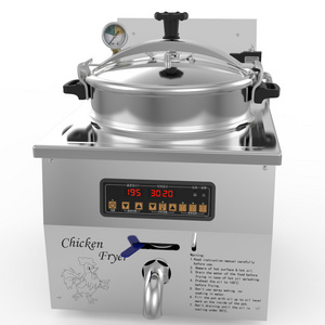 MDXZ-16 Table Top Pressure Fryer Chicken Express 25 liter gas chicken pressure fryer