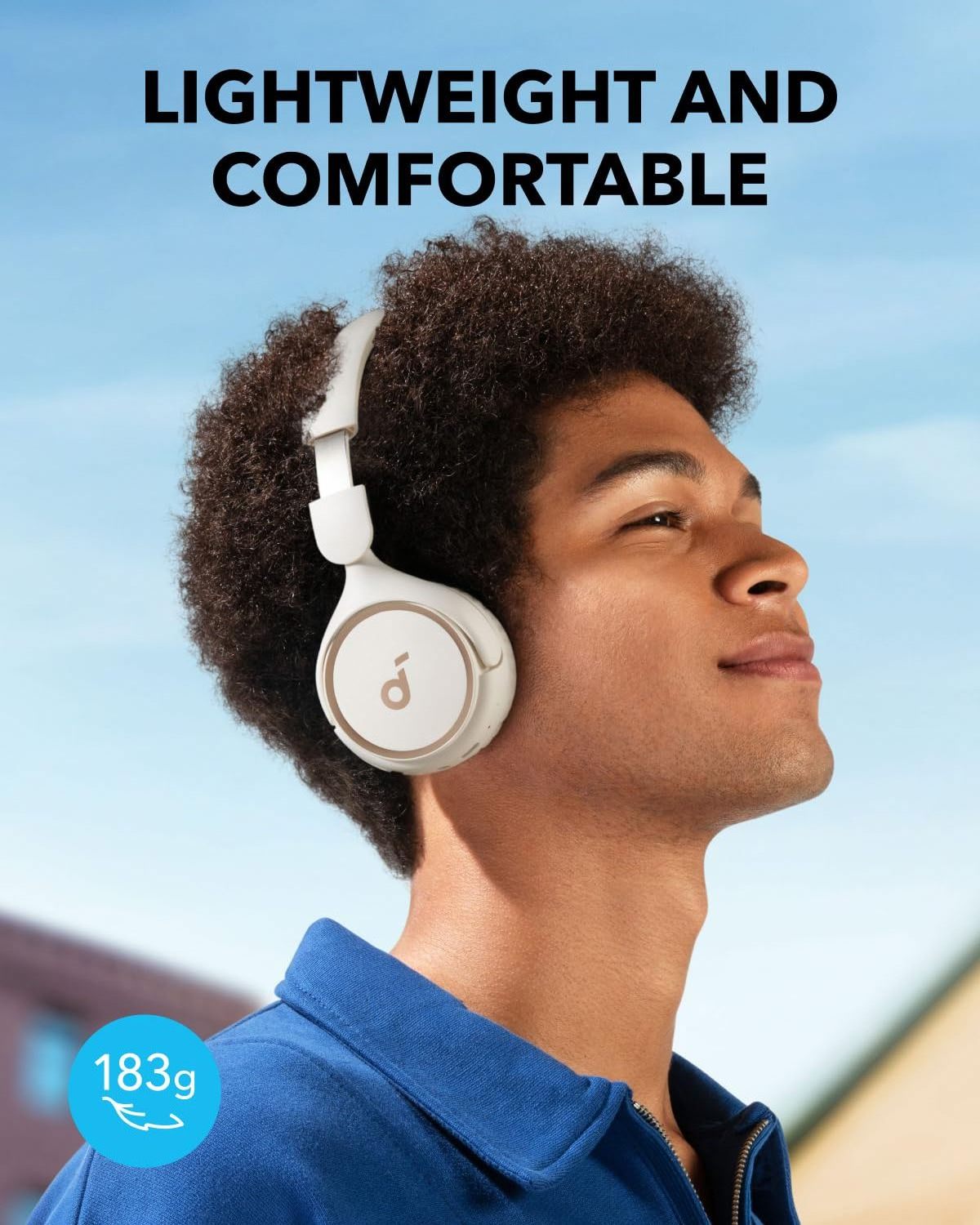 Soundcore H30i Wireless On-Ear Headphones, Foldable Design, Pure Bass, 70H Playtime, Bluetooth 5.3, Lightweight and Comfortable