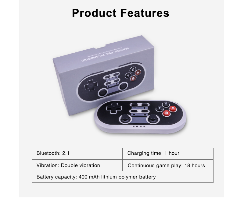 Wholesale Wireless 8 Bitdo NS02 Gamepad Joystick For Nintendo Switch Retro Game Controller For Switch/PC/Android