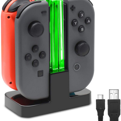 Hot Selling 4 In 1 Switching Power Supply Type Cable Fast Charging Stations Charging Dock for Nintendo Switch Joy Con