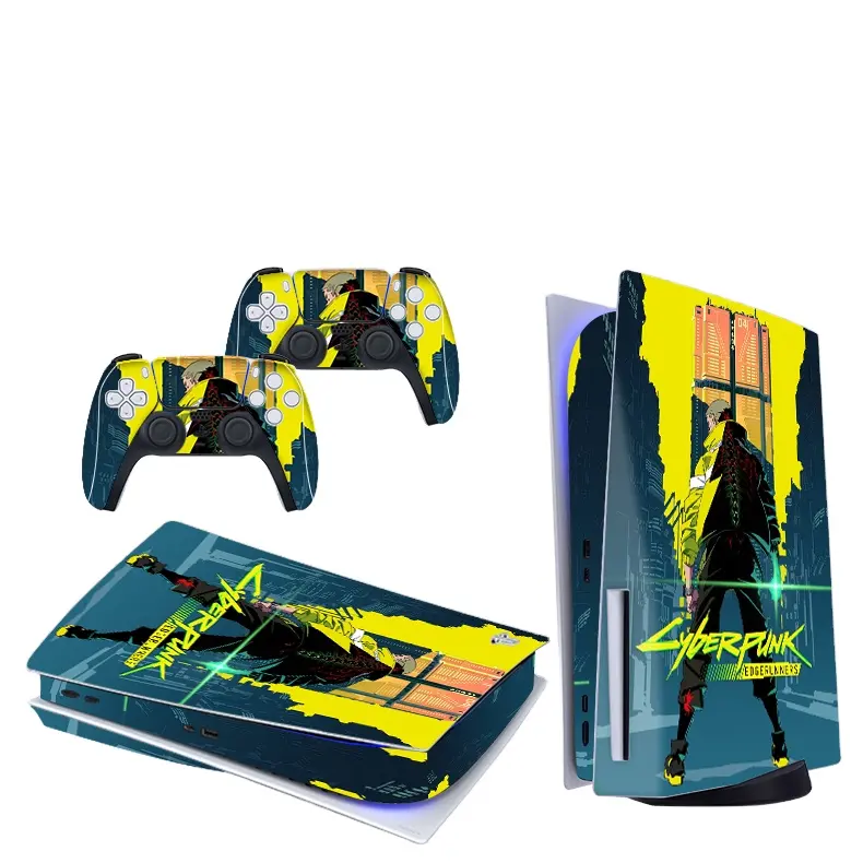 Disc Edition Skin Sticker Decal Cover for PlayStation 5 Console and Controllers Vinyl Stickers & Skins For PS5