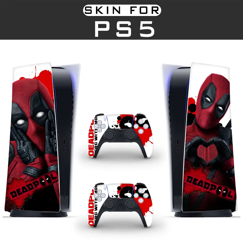 Disc Edition Skin Sticker Decal Cover for PlayStation 5 Console and Controllers Vinyl Stickers & Skins For PS5