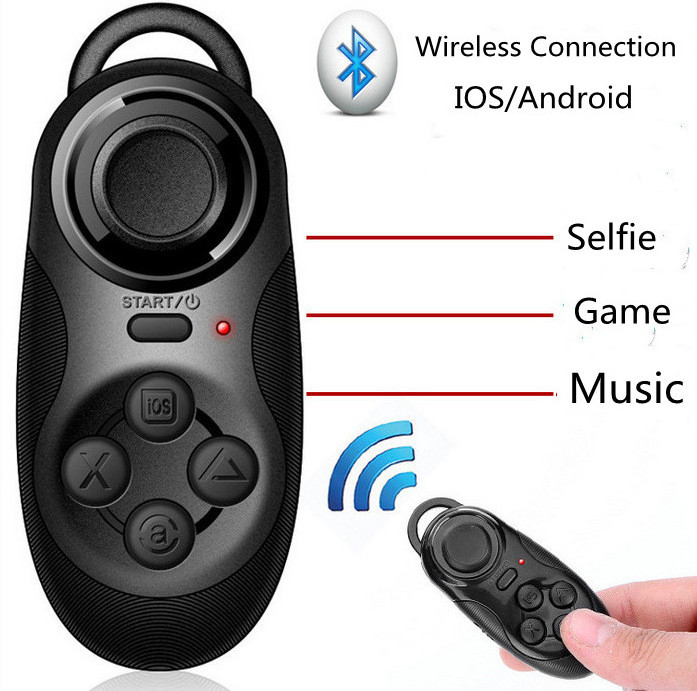 Hot Selling Mini VR Controller Selfie Shutter Camera Remote Control Mouse Gamepad Game Controller for IOS Android