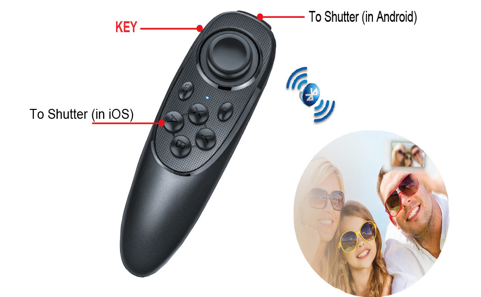 Wholesale Muti Functional Wireless Mini Plus Mobile Phone Selfie Joystick Gamepad TV Remote Control