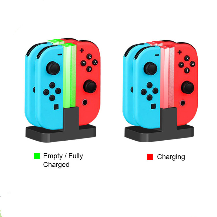 Hot Selling 4 In 1 Switching Power Supply Type Cable Fast Charging Stations Charging Dock for Nintendo Switch Joy Con