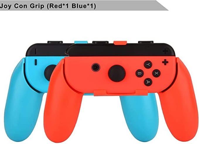 21 In 1 Games Bundle Wheel Grip Carrying Case Screen Protector Controller Game Accessories Kit for Nintendo Switch OLED