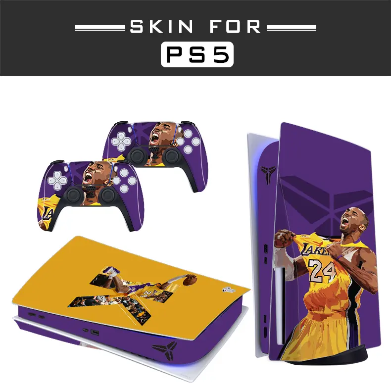 Disc Edition Skin Sticker Decal Cover for PlayStation 5 Console and Controllers Vinyl Stickers & Skins For PS5