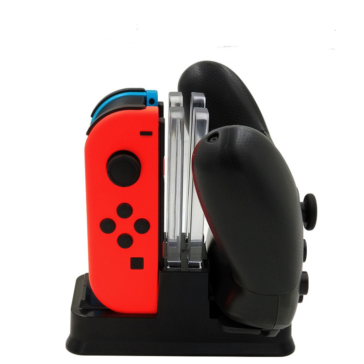 Hot Selling 4 In 1 Switching Power Supply Type Cable Fast Charging Stations Charging Dock for Nintendo Switch Joy Con