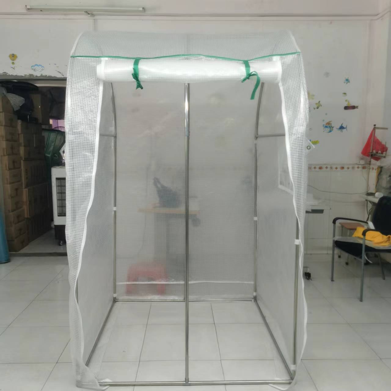 Home Gardening Supplies Plastic Grow House Poly Tunnel Walk In Garden Greenhouse