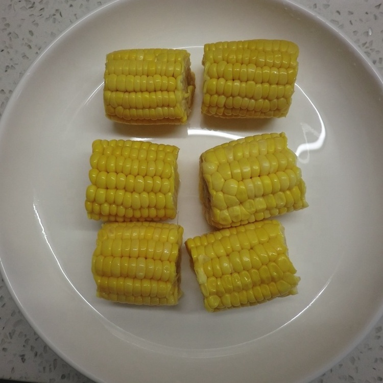 Top quality Mikado brand Chinese sweet corn on cob in vacuum pack