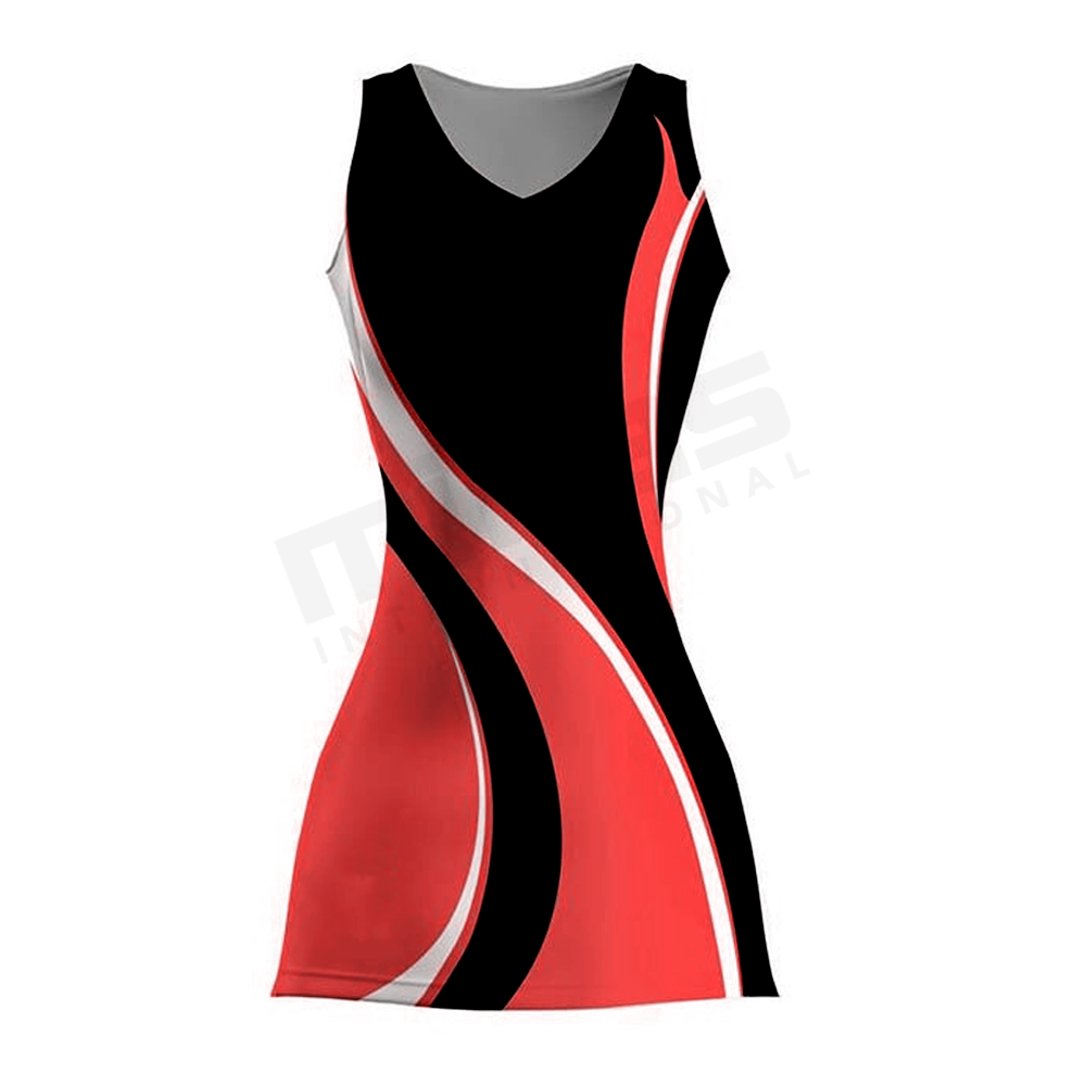 Wholesale Custom Made Sublimated Netball Uniforms High Quality Netball Dress