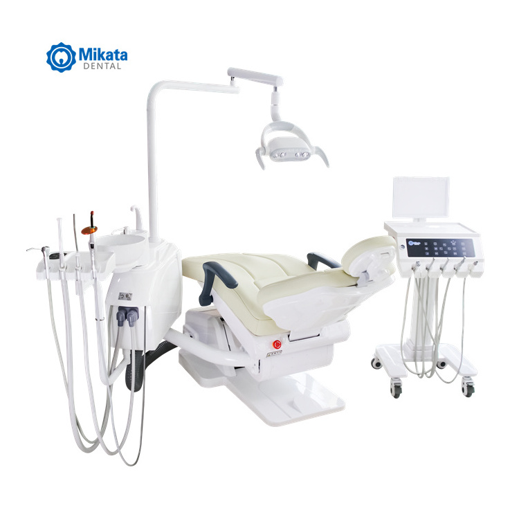 Newest MKT-400 movable cart Foshan portable siger u200 dental equipment turbine unit chair with ISO certificate