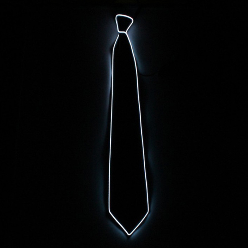 LED Light Up Neck Tie for Christmas Halloween Rave Party Show Costume Party Led Ties Accessories