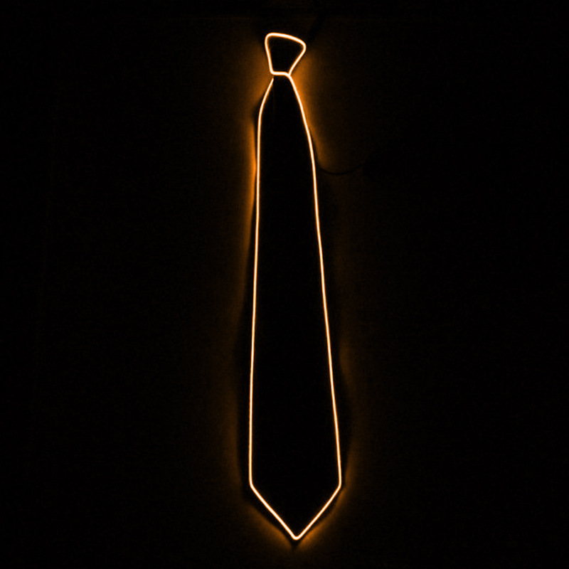 LED Light Up Neck Tie for Christmas Halloween Rave Party Show Costume Party Led Ties Accessories