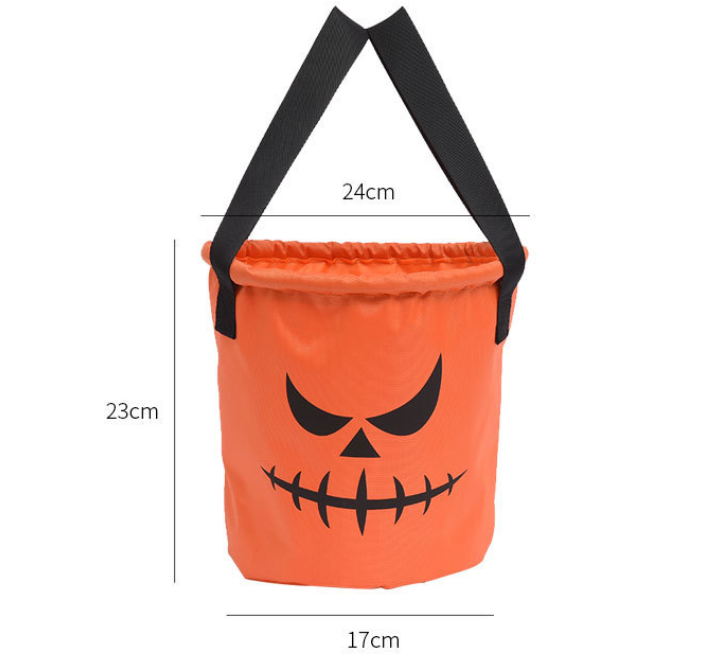 Light Up Halloween Party Led Flashing Pumpkin Light Up Halloween Baskets Candy Gift Bucket