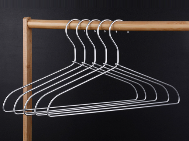 Luxury Custom Space Saving Golden Drying Rack Metal Gold Hanger Clothes For Kids Women Men