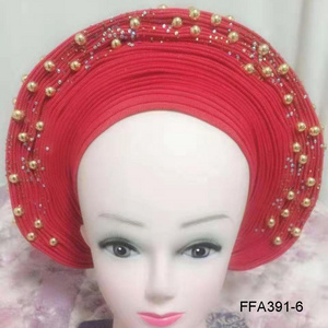 2023 the new fashion style african traditional headtie Wear Directly African gele auto gele