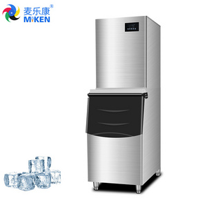 MK-380 Commercial Maquina De Hielo Ice Block Ice Machine Equipment Ice Cube Machine Automatic Control System Air-cooled Provided