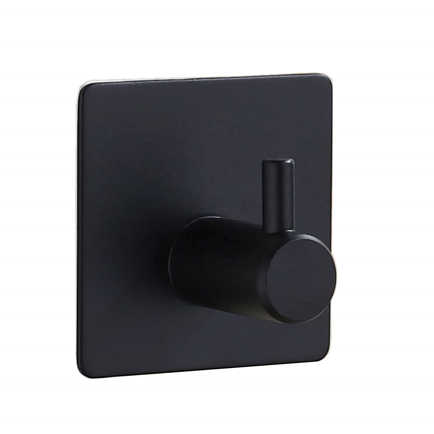 3m Self- Adhesive Black Stainless Steel Wall Mounted Coat Hooks Rack Matte Black Towel Coat Hook