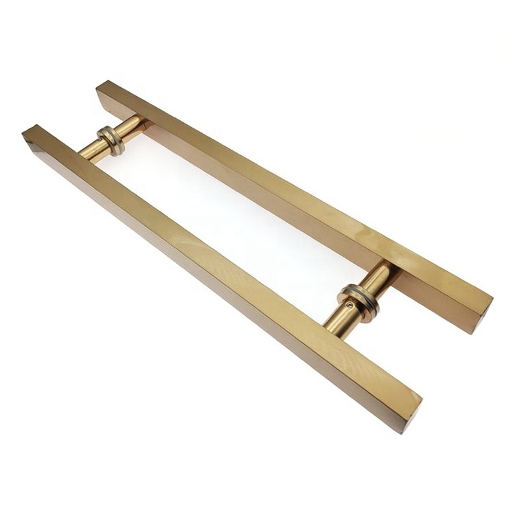 OEM ODM Stainless Steel Handle Factory Custom Modern Sliding Front Door Push Pull Glass Gold Door Handle