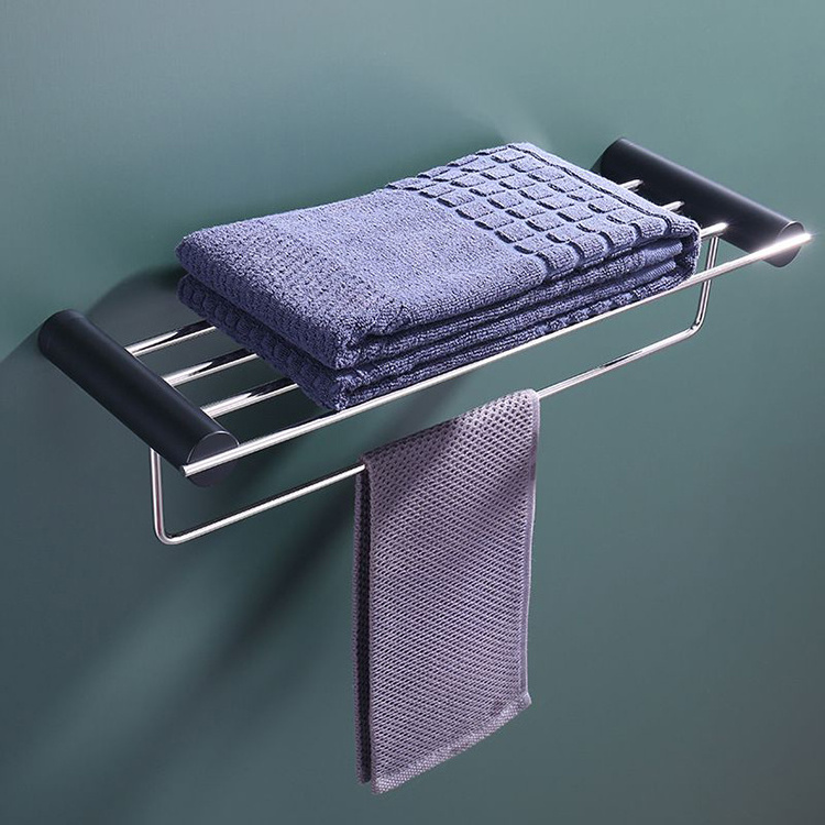 Towel Rack And Storage Rack Storage Organization Hardware Set With Hotel Bathroom Towel Racks