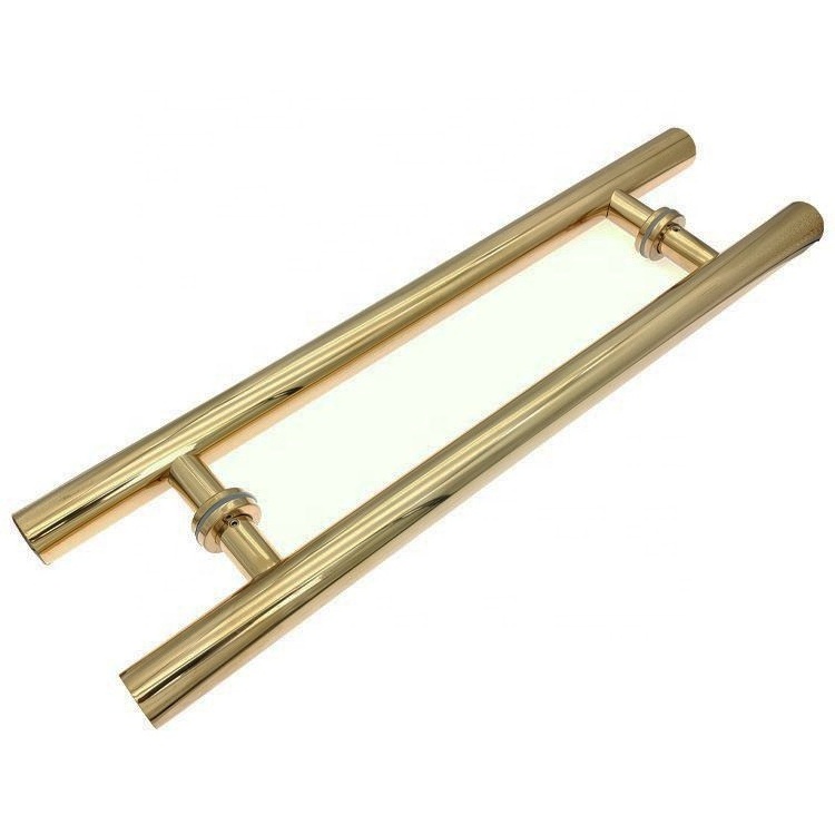 OEM ODM Stainless Steel Handle Factory Custom Modern Sliding Front Door Push Pull Glass Gold Door Handle