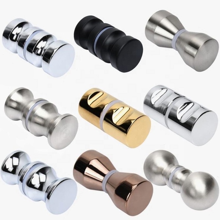 Shower Door Handle Bathroom Glass Flush Door Knob Handle Bathroom Sliding Glass Shower Door Knob