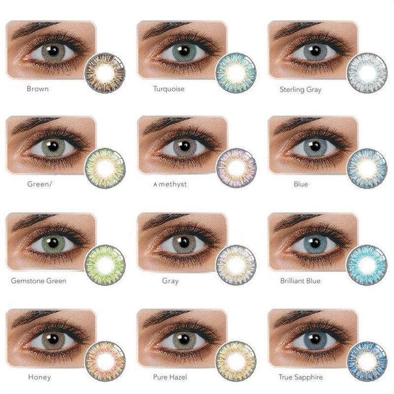 Soft Natural Eye Colored Contacts Lenses Cosmetic Wholesale Color Contact Lens