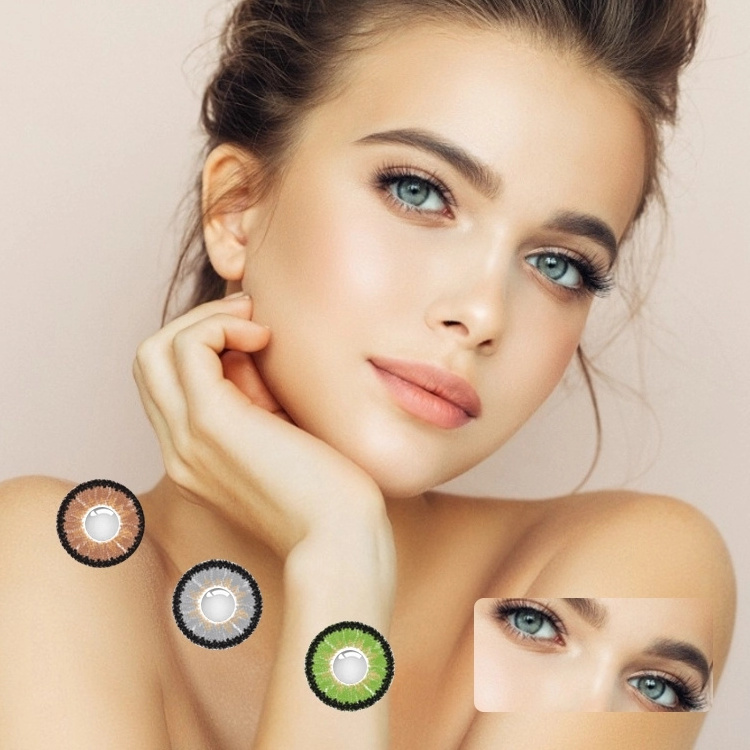 Soft Natural Eye Colored Contacts Lenses Cosmetic Wholesale Color Contact Lens