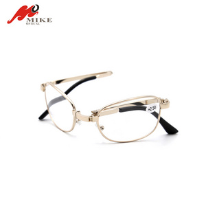 Classic slim metal wholesale good clic pen unbreakable fold reading glasses