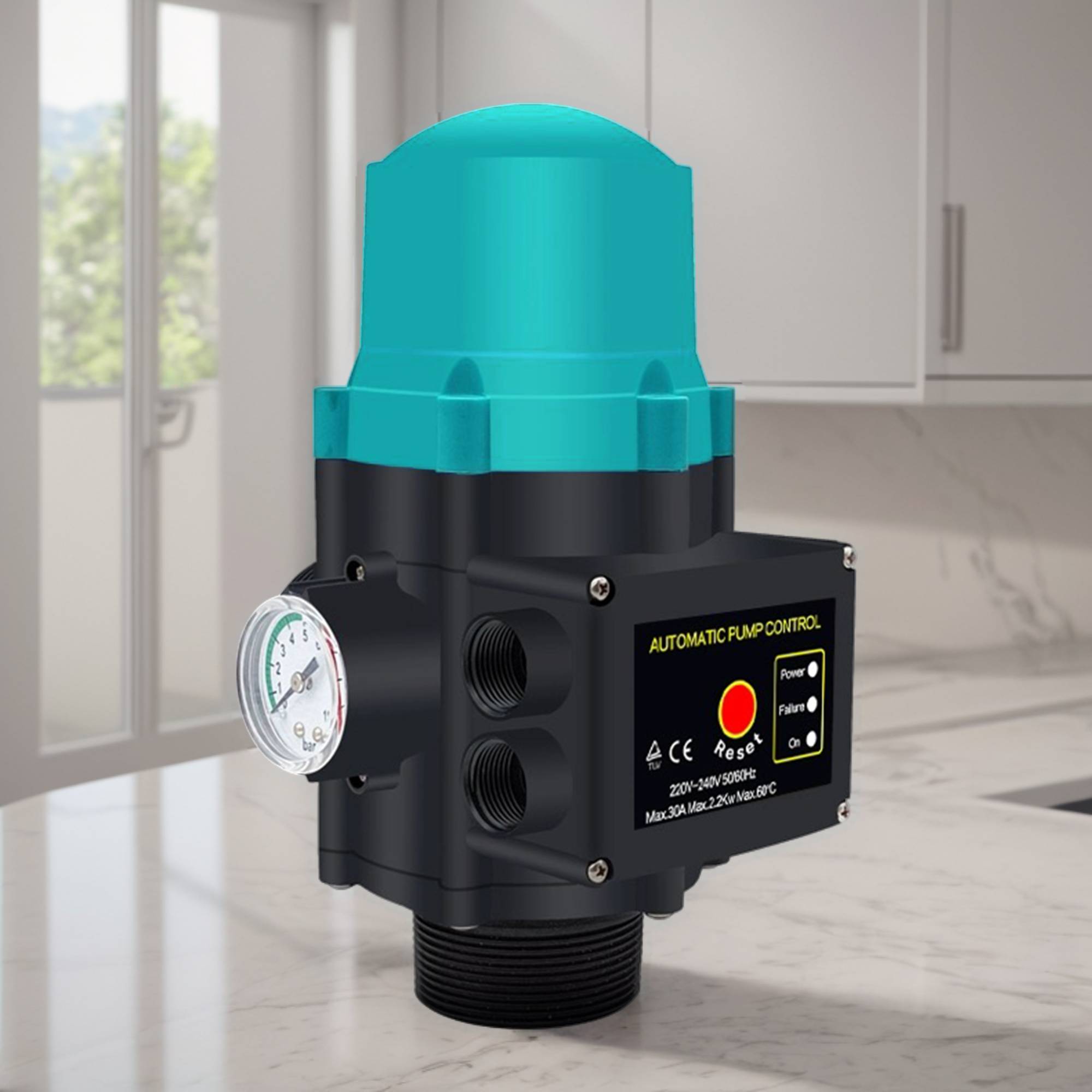 Automatic Controller Of Water Pump Intelligent Water Shortage Protection, Electronic Fully Automatic Pressure Switch