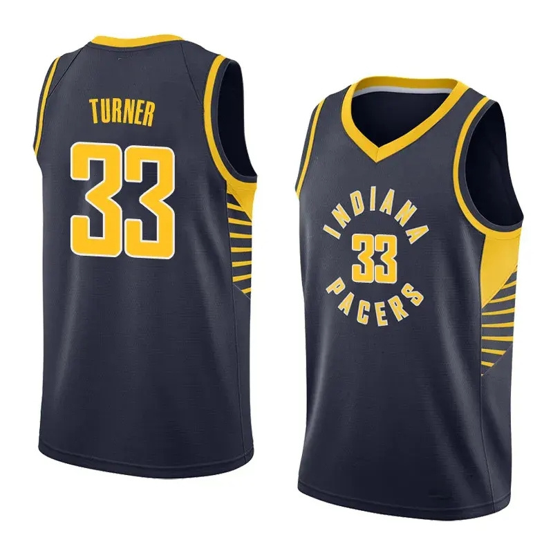 Men's 0 Tyrese Haliburton 7 Buddy Hield 33 Turner 00 Bennedict Mathurin 2024 New Men's Sports Shirt Jerseys