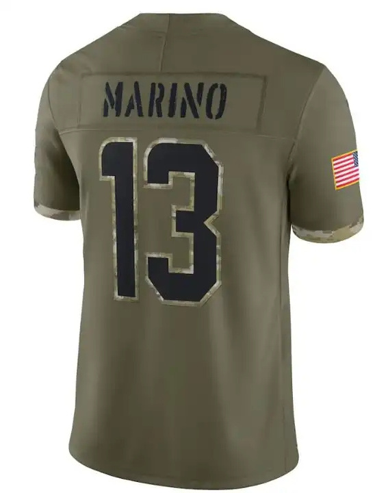 2022 Salute To Service 1 Tua Tagovailoa 10 Tyreek Hill 17 Jaylen Waddle Wholesale Stitched Men's Football Jerseys