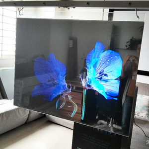 Competitive price vivid 3d hologram advertising clear holographic projector film for window's advertisement in screen projector