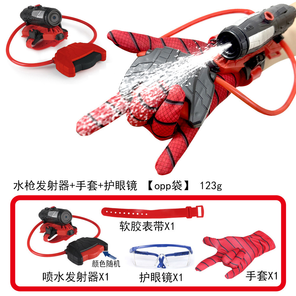 Spider Water Gun Launcher Press Burst Wearable Wrist Water Gun Toy