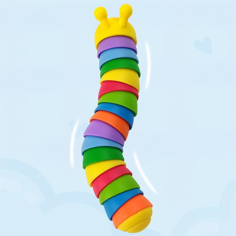 Color Caterpillar Slug Fidget Toys Fidget Caterpillar Slug Toys Cute Autism Sensory Toys for Autistic Children Toddler