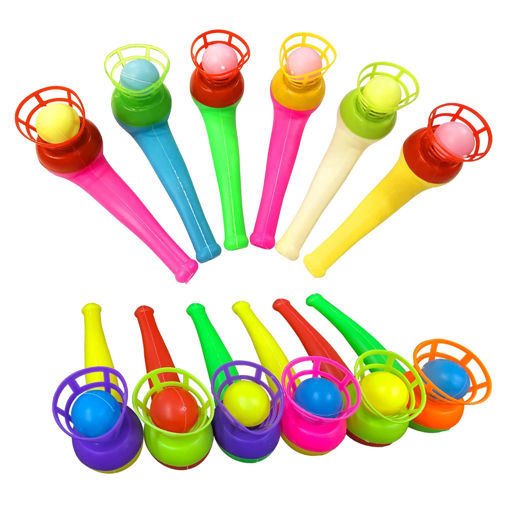 Ball Blowing Toy Floating Blow Pipe Balls for Kids Boys Girls Toys Blowing Ball Party